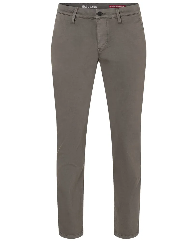 MAC Jeans Chino Driver Flex Pants mit Stretch, Regular Fit in Braun