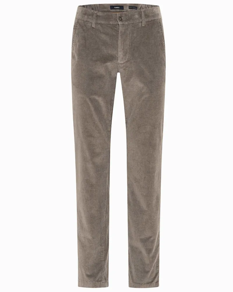 Eurex by Brax Cordhose Thilo mit Lyocell und Stretch, Regular Fit in Hellgrau