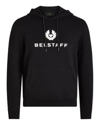 Belstaff Hoodie mit Logo-Print Schwarz