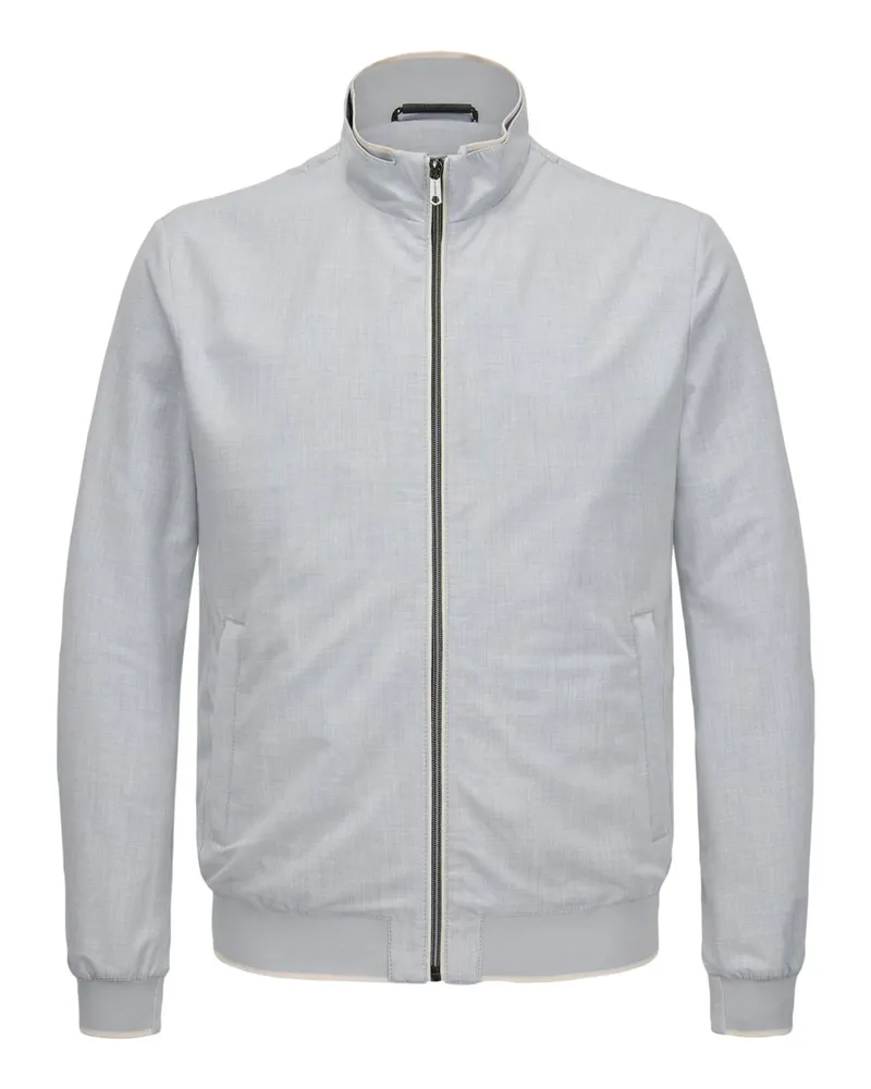 Milestone Leichter Blouson MSLando aus Mikrofaser in Hellgrau