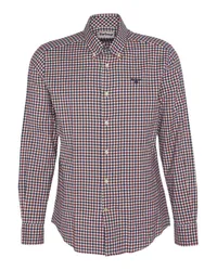 Barbour Flanellhemd mit Karo-Muster, Tailored Fit Rot