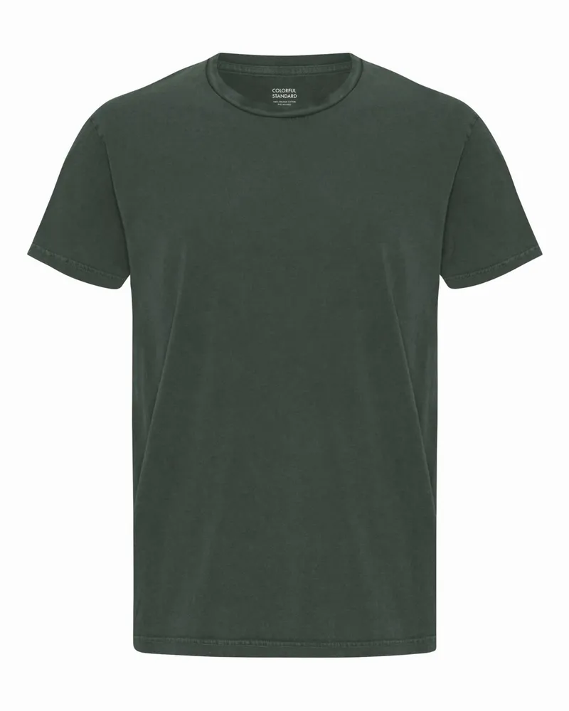 COLORFUL STANDARD Leichtes T-Shirt aus Bio-Baumwolle in Oliv