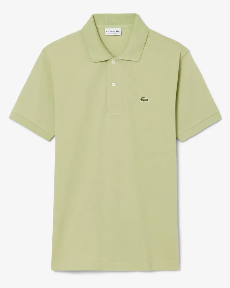 Lacoste Piqué-Poloshirt L1212 mit kleinem Krokodil-Aufnäher, Classic Fit in Hellgrün