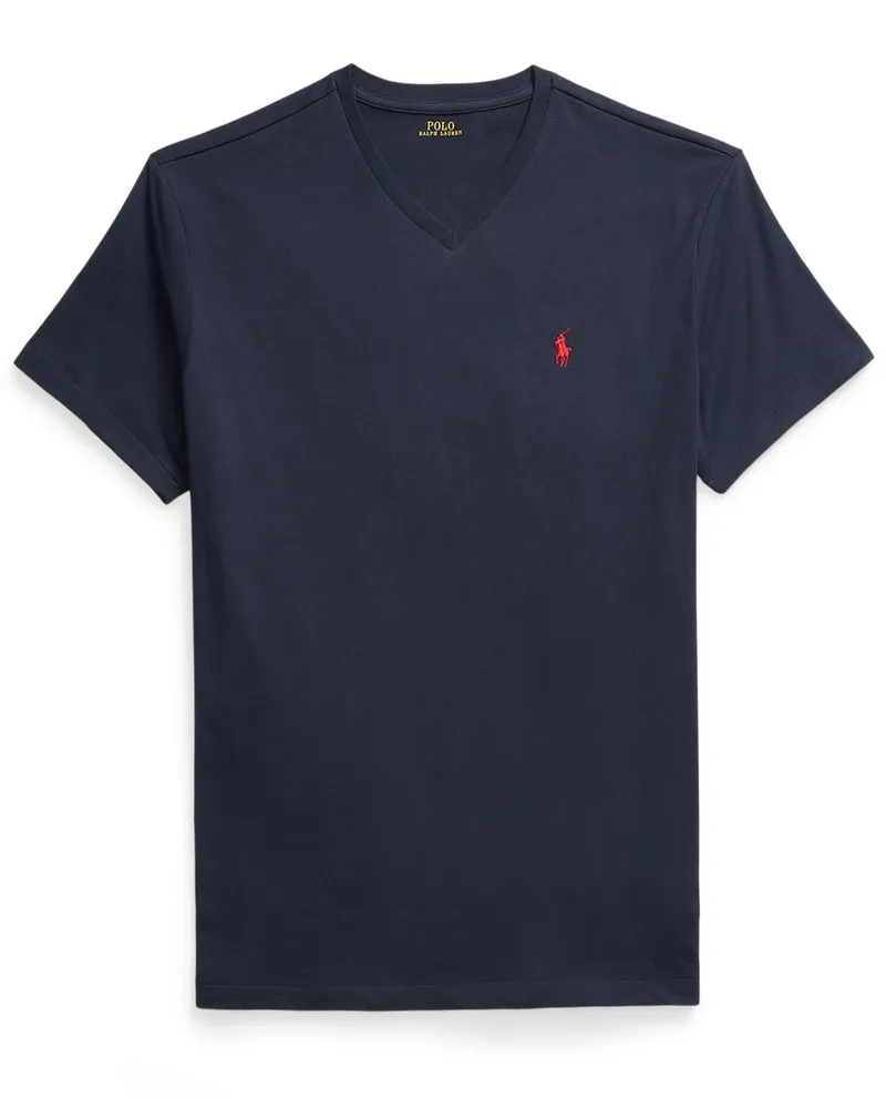 Ralph Lauren T-Shirt in softer Baumwoll-Qualität, Classic Fit in Marine