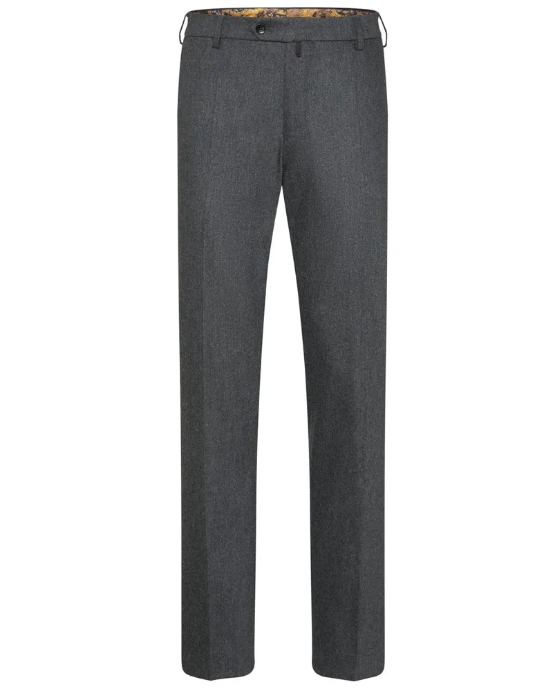 Meyer Hosen Wollhose Bonn mit Stretch, Modern Fit in Grau