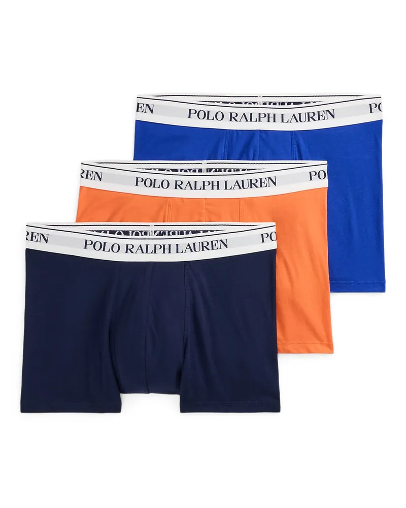 Ralph Lauren 3er Pack Boxer Trunks mit Stretchanteil in Orange
