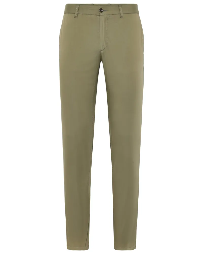 Alberto Ultraleichte Chino Lou mit Stretch, Regular Fit in Oliv
