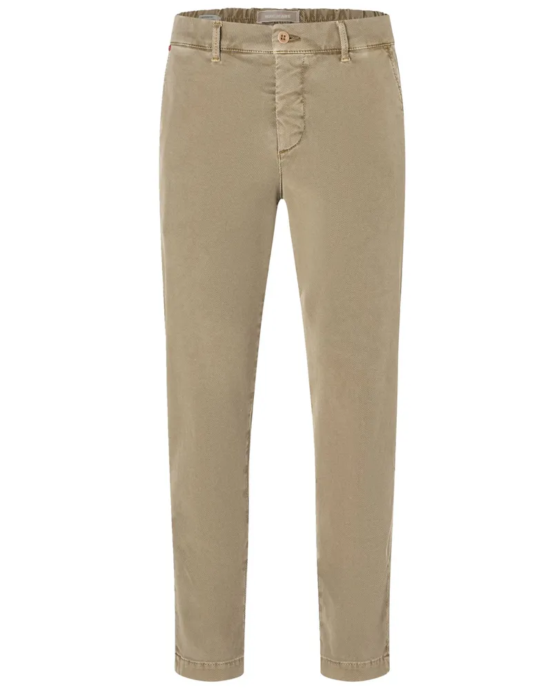 MAC Jeans Hose mit Lyocell und Stretch, Tapered Fit in Beige
