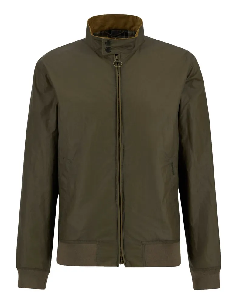 Barbour Lightweight Wachsjacke Royston in Grün