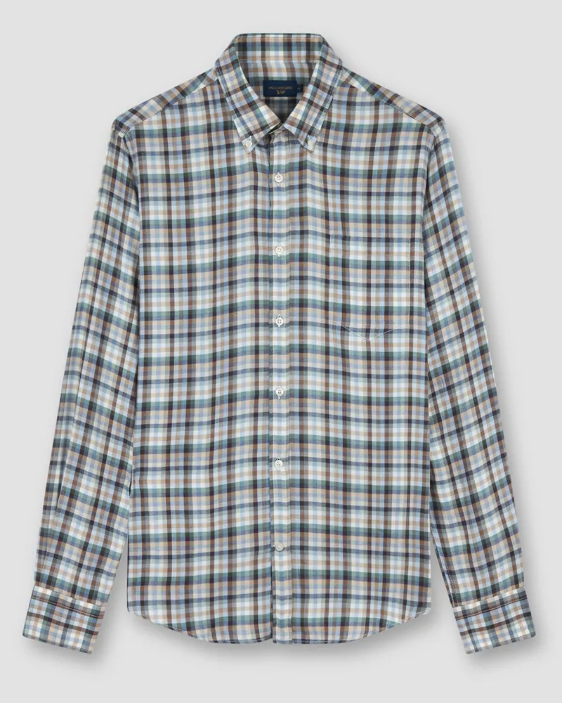 Paul & Shark Superleichtes Hemd aus softem Flanell mit Lyocellanteil in Multicolor