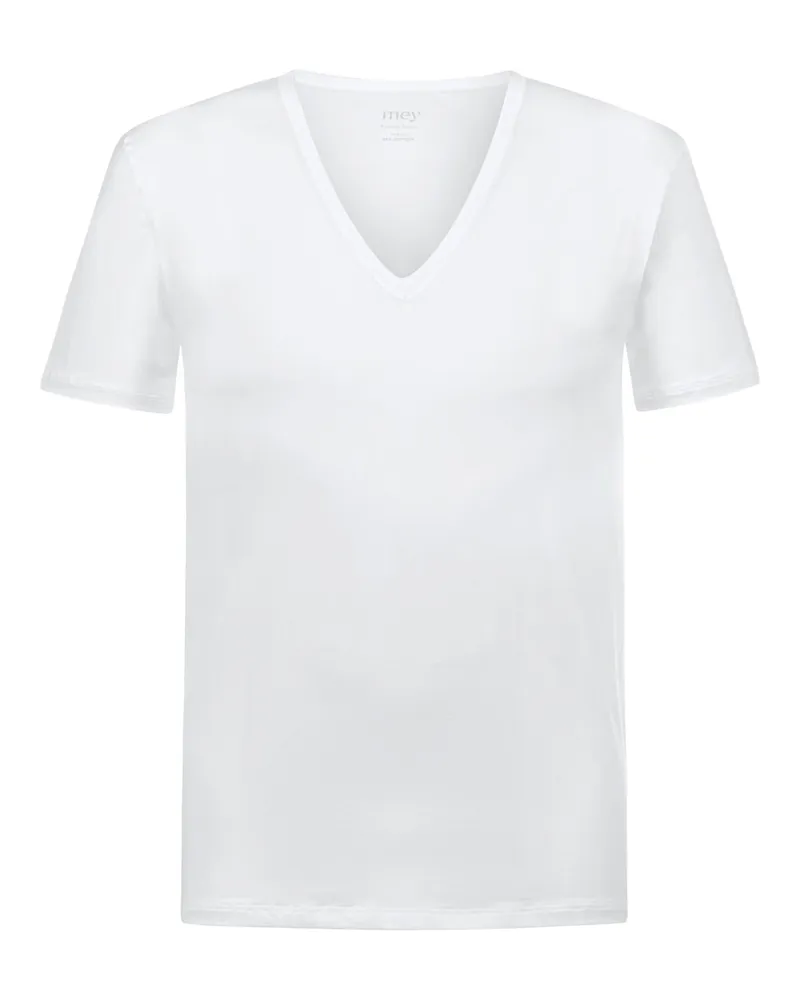 Mey V-Kragen T-Shirt in Weiß