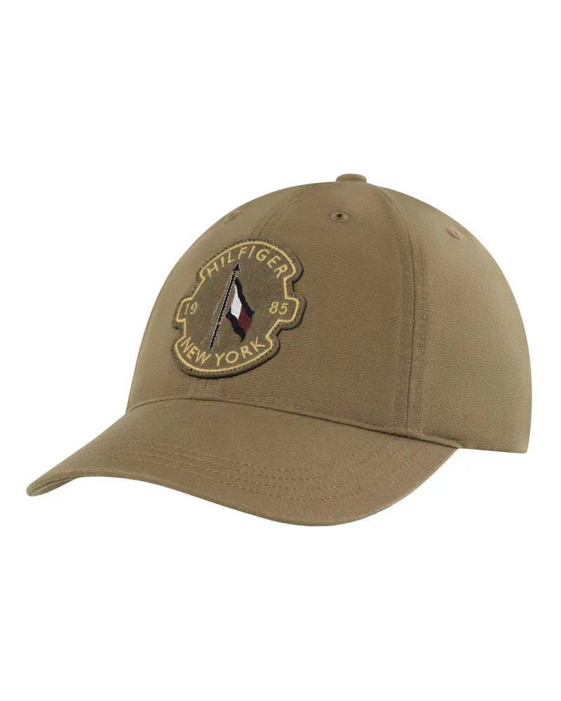 Tommy Hilfiger Baumwoll-Cap mit gesticktem Label-Aufnäher in Braun
