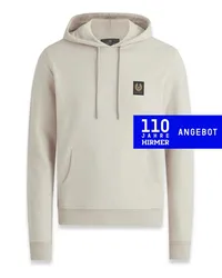 Belstaff Softer Hoodie mit Label-Aufnäher Beige