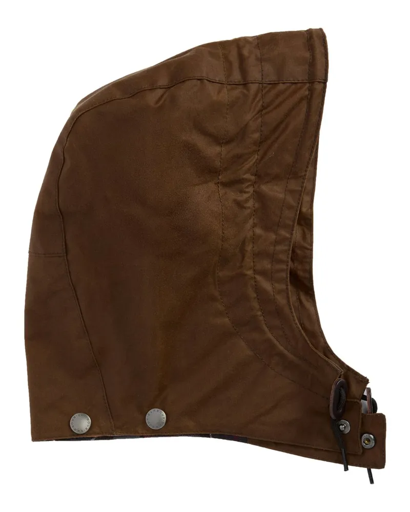 Barbour Paul Smith loves Barbour Anknöpfbare Wachskapuze mit Tunnelzug in Braun