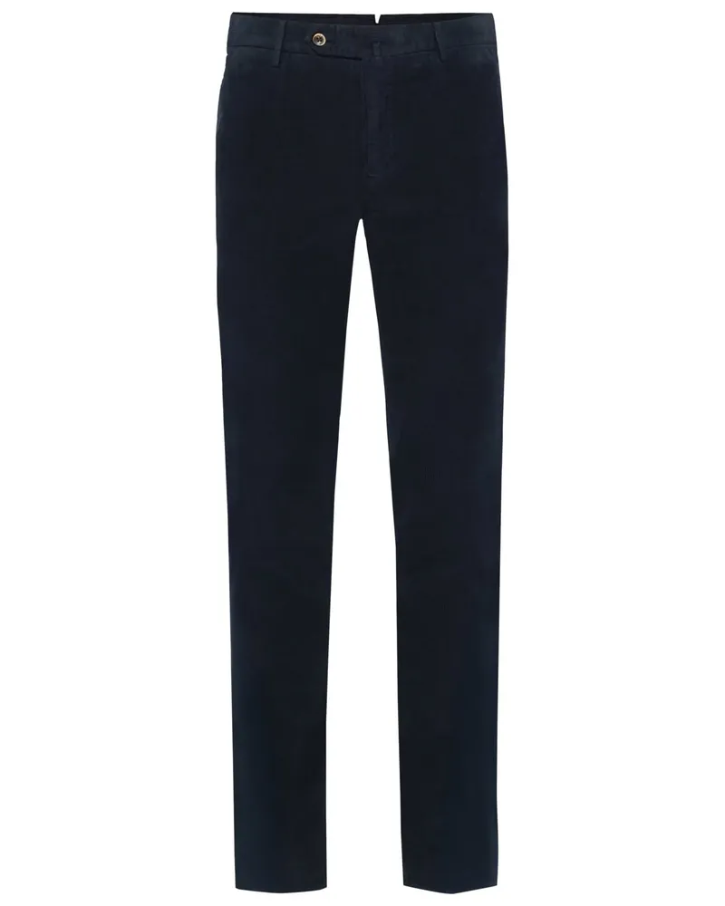 PT TORINO Feincord-Hose mit Stretch-Anteil, Slim in Marine