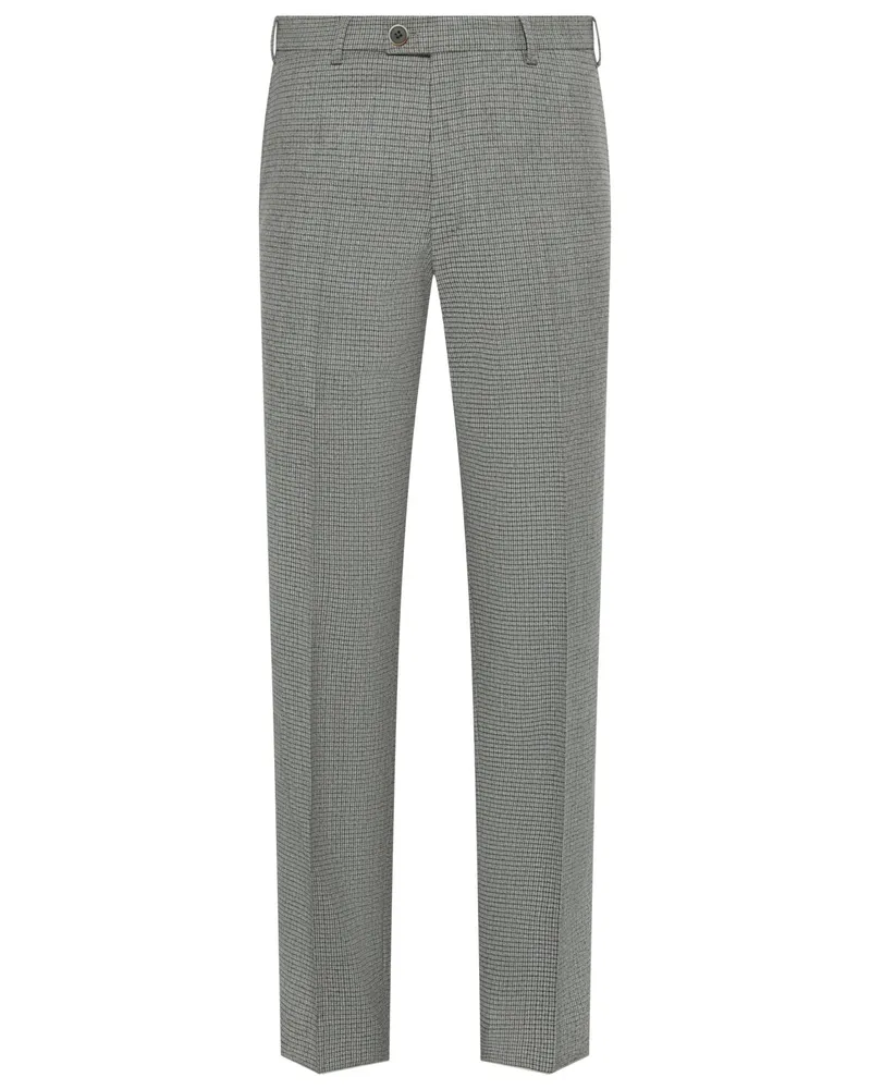 Hiltl Flanell-Stoffhose Piacenza aus Schurwolle, Regular Fit in Beige