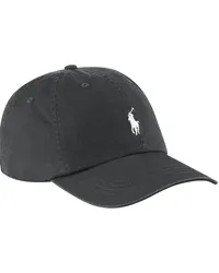 Ralph Lauren Cap aus Baumwolle mit Poloreiter-Stickerei Schwarz