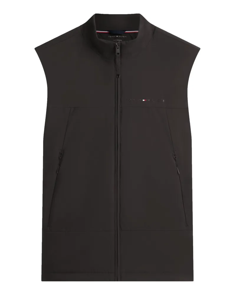 Tommy Hilfiger Leichtgewichtige und wasserabweisende Weste in Schwarz