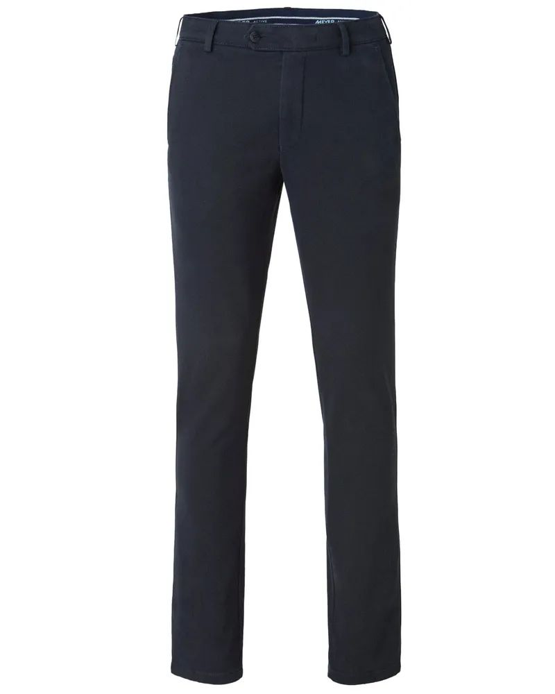 Meyer Hosen Chino Bonn aus einem Baumwoll-Mix, Modern Fit in Marine