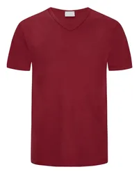 Mey Homewear T-Shirt mit V-Ausschnitt Rot