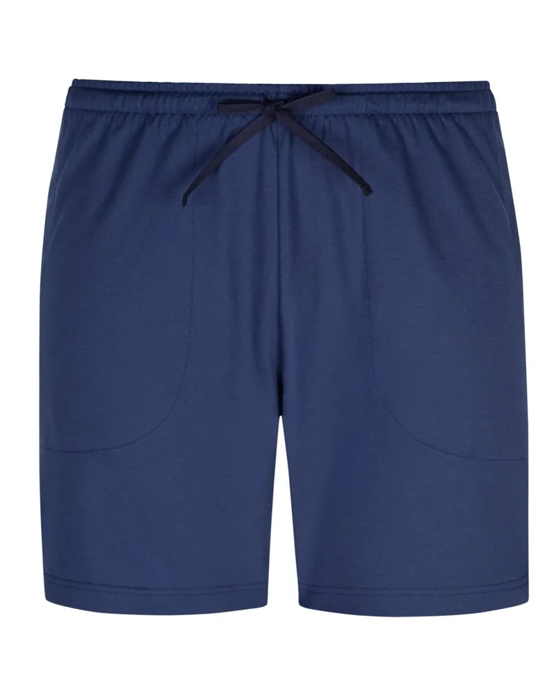 Novila Bequeme Hausshorts, in reiner Baumwolle in Marine