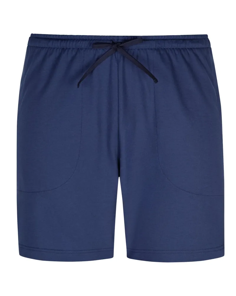 Novila Bequeme Hausshorts, in reiner Baumwolle Marine