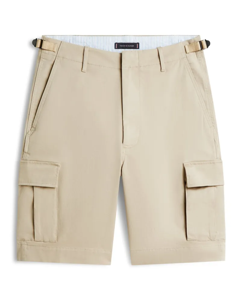 Tommy Hilfiger Stretch Cargo-Bermudashorts in Beige