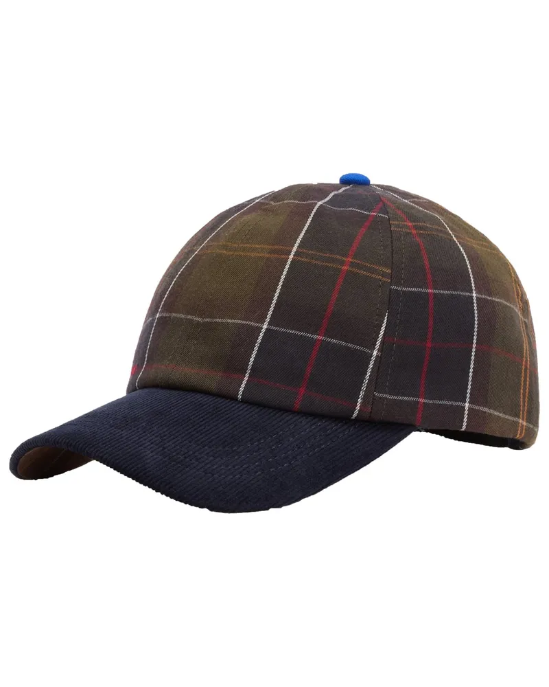 Barbour Paul Smith loves Barbour Tartan Cap aus einem Baumwoll-Mix in Grün