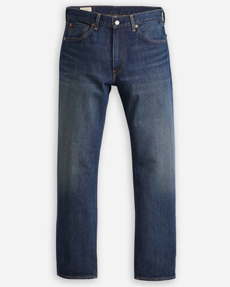 Levi's 555 Jeans Raw Denim Jeans, Relaxed Straight Fit in Graublau