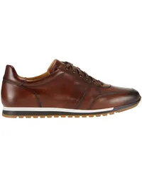 Magnanni Low Top Leder-Sneaker in Runner-Form Cognac