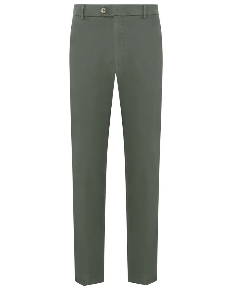 Hiltl Chino Tourist mit Stretchanteil, Slim Fit in Oliv