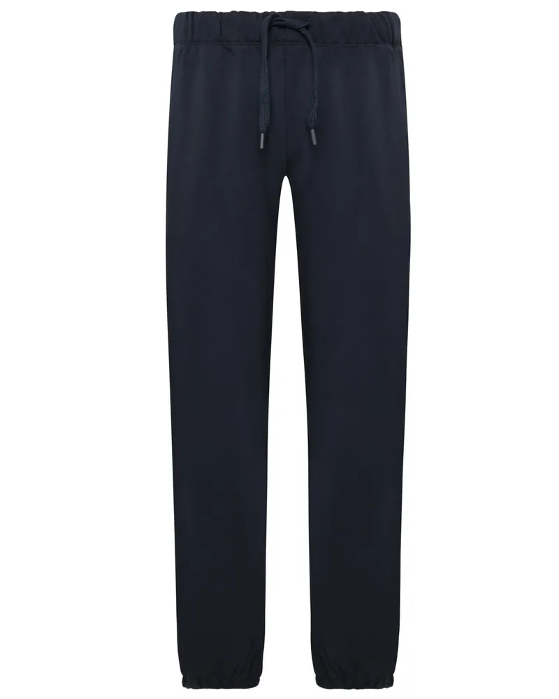 HUGO BOSS Casual-Sweatpants Locsin aus Baumwolle mit Tunnelzug in Schwarz