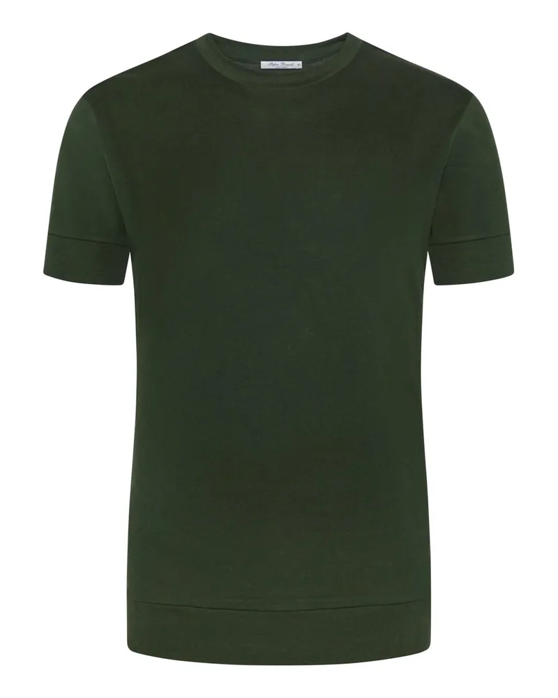Stefan Brandt Softes T-Shirt aus edler Urpima® Sea Island Baumwolle in Dunkelgrün