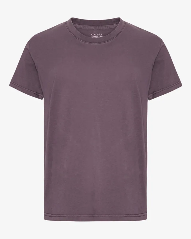 COLORFUL STANDARD Leichtes T-Shirt aus Bio-Baumwolle in Lila