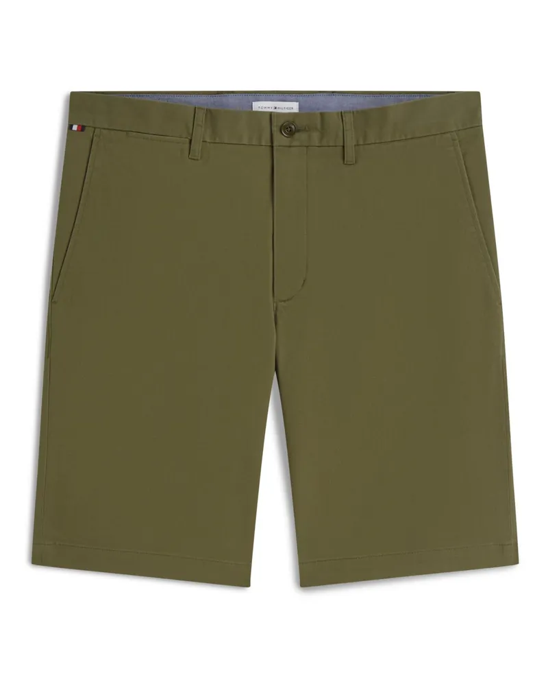 Tommy Hilfiger Stretch-Bermudashorts Denton, Slim Fit in Dunkelgrün