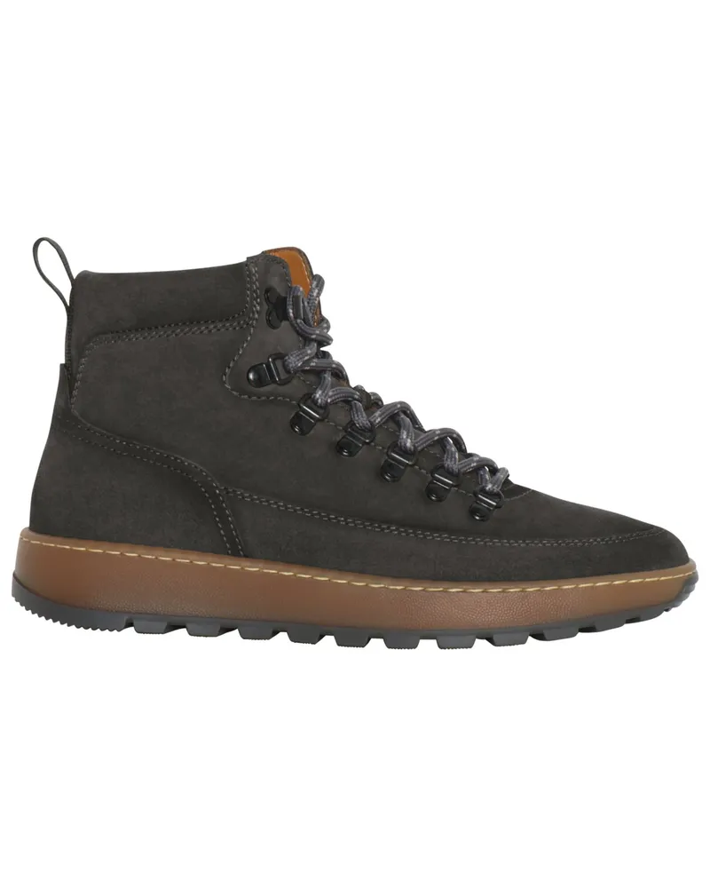 Magnanni Handgefertigte Boots aus Rauleder mit rutschfester Profilsohle in Grau