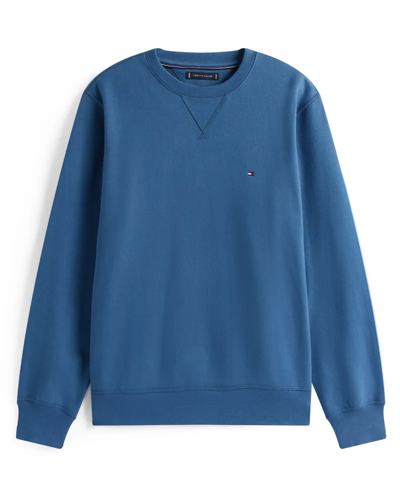 Tommy Hilfiger Softes Sweatshirt aus einem Baumwollgemisch in Denim