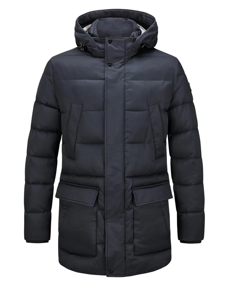 Milestone Steppjacke mit abtrennbarer Kapuze und SORONA®AURA-Isolierung in Marine