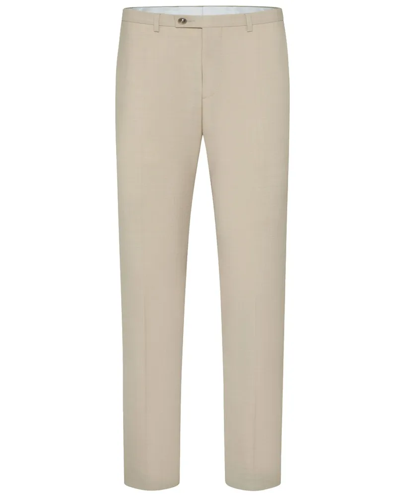 Digel Anzughose Noah aus Schurwolle und Stretch, Extra Slim Fit in Beige