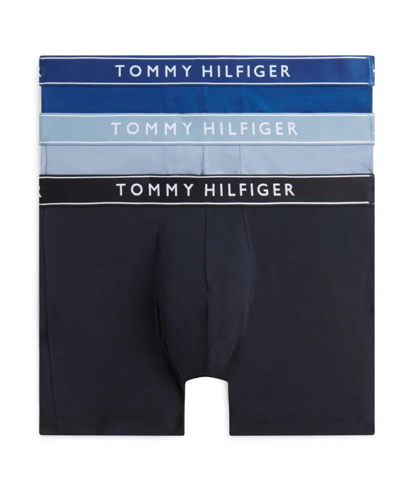 Tommy Hilfiger 3er Pack Boxer Briefs mit Stretch und Label-Bund in Marine