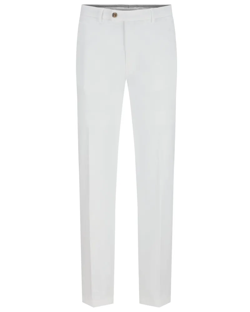 Hiltl Chino Tilo mit Stretchanteil, Slim Straight Fit in Weiß