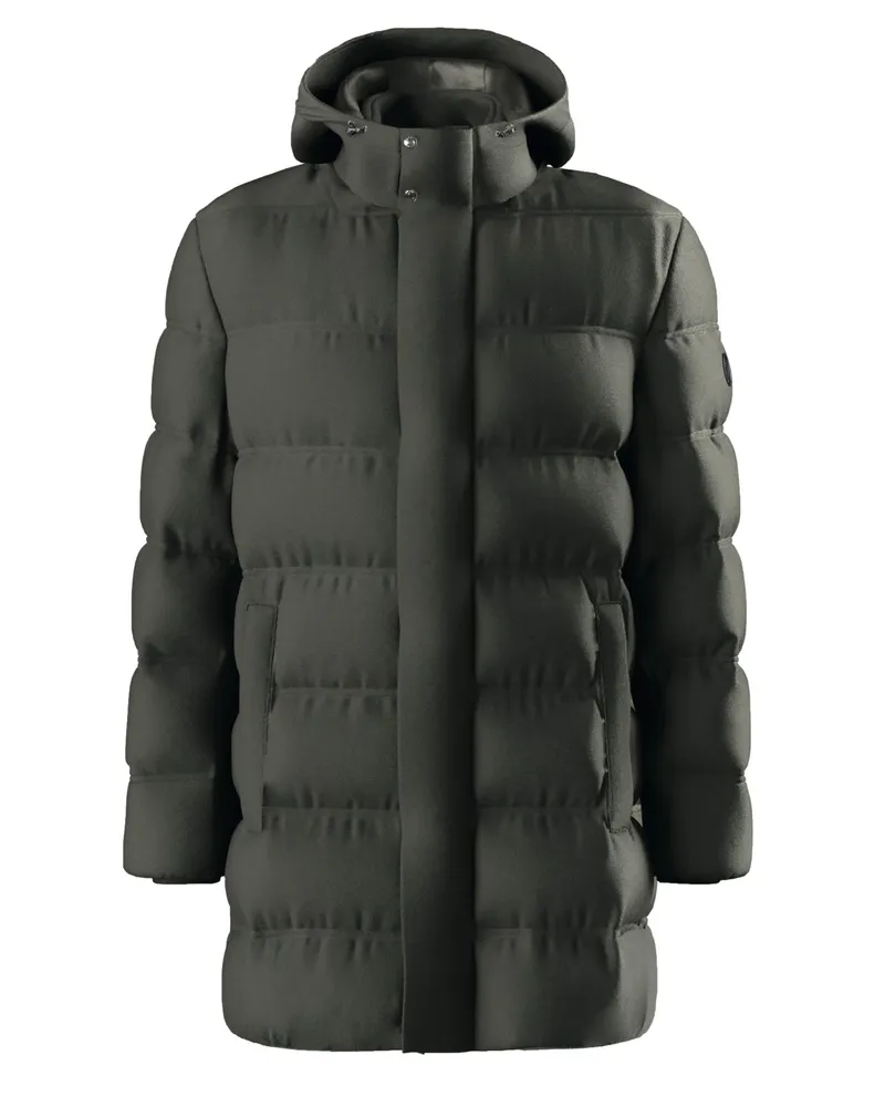 JOOP! Parka mit gesteppter Stretch-Oberfläche und recycelter Wattierung in Oliv