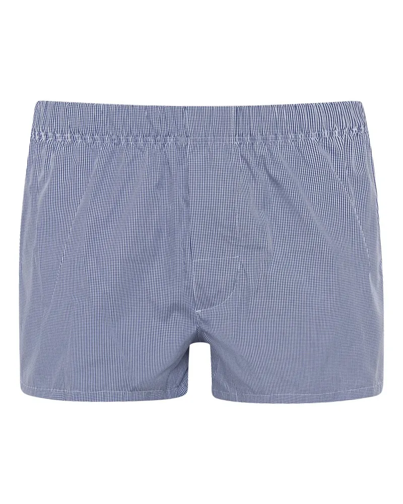 Novila Bequeme Boxershorts mit Kleinmuster in Hellblau