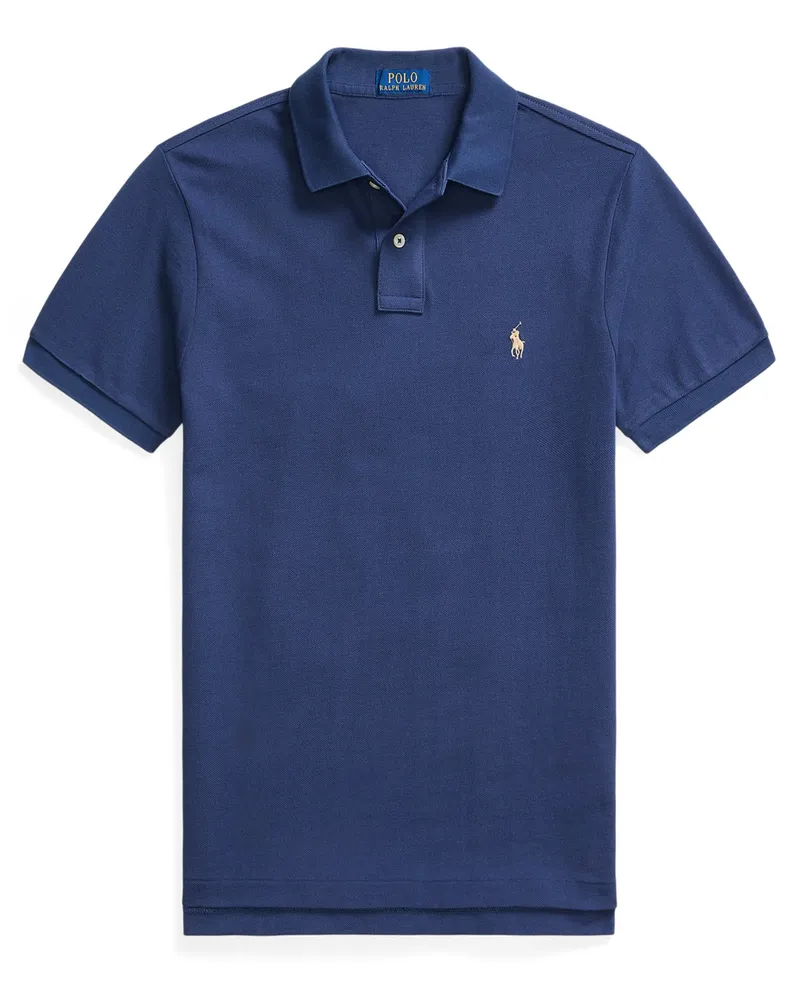 Ralph Lauren Piqué-Poloshirt, Slim Fit in Marine