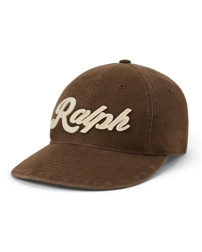 Ralph Lauren Cap aus Baumwolle mit Label-Schriftzug in Braun