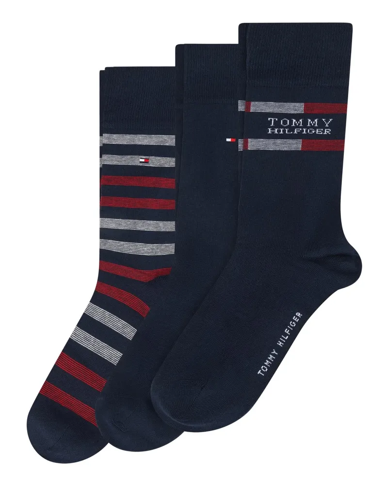 Tommy Hilfiger 3er-Pack Socken aus einem Baumwollmix in Marine