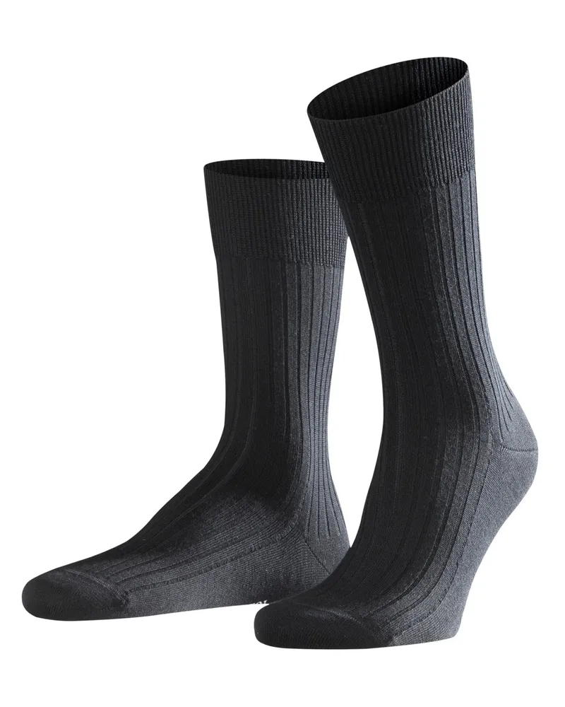 Falke Socken Bristol im Rippstrick in Schwarz