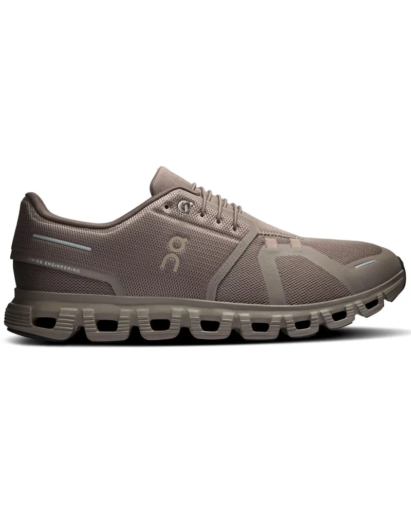 ON Leichte Signature Cloud 6 Sneaker mit Speedschnürung in Braun