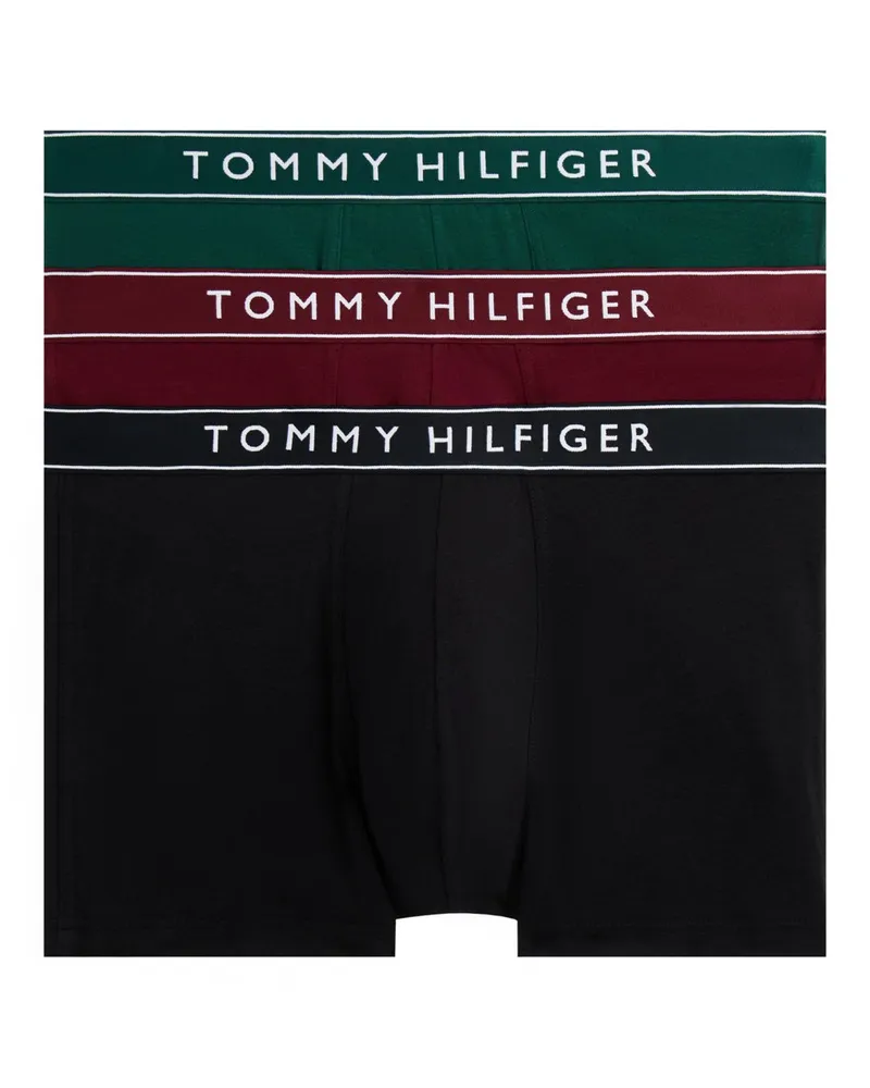 Tommy Hilfiger 3er Pack Boxer-Trunks mit Label-Bund und Stretch in Multicolor