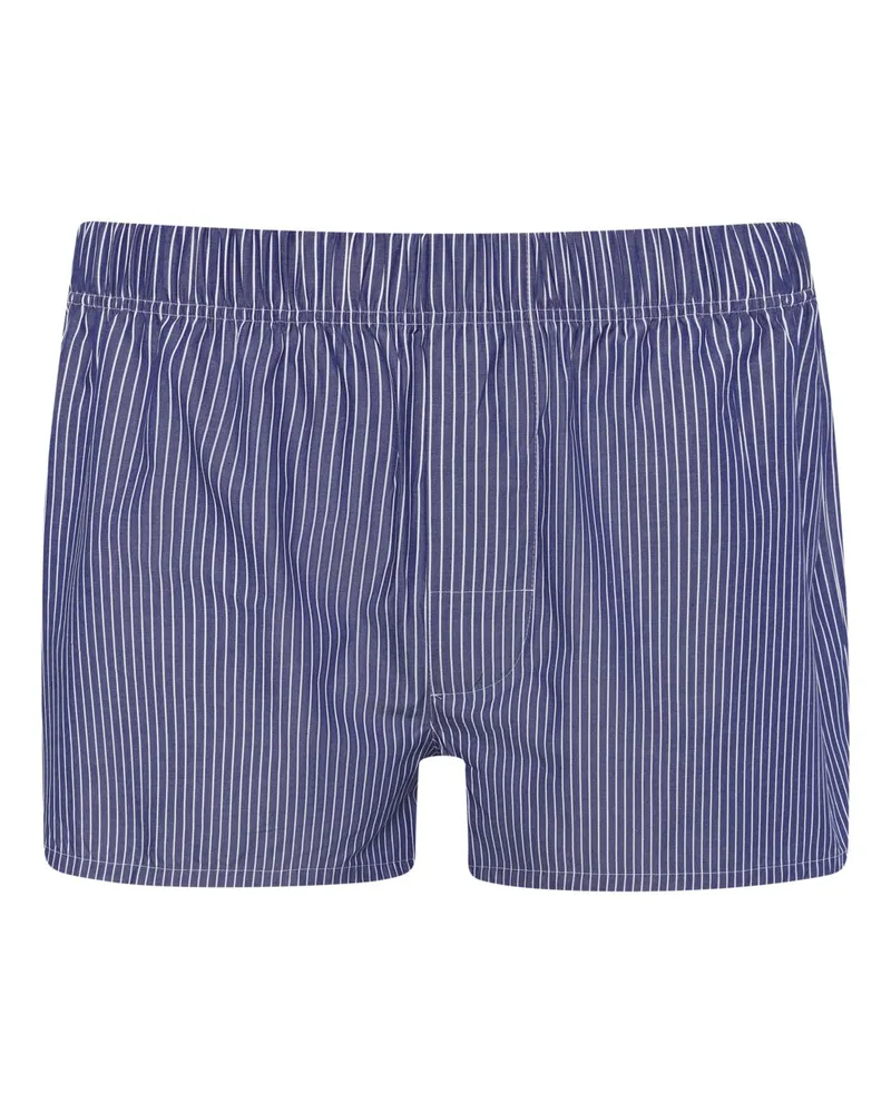 Novila Bequeme Boxershorts mit Streifenmuster in Marine